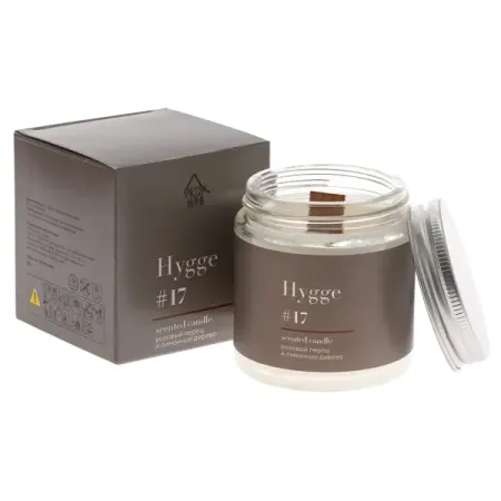 Свеча в стакане ароматизированная Arida Home Hygge N17 Розовый перец и лимонное дерево