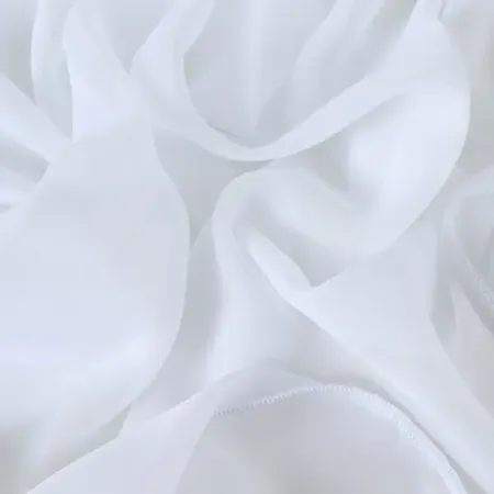 Тюль 1 м/п органза-креп 300 см цвет белый верую во единого бога… мзащби