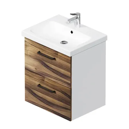 Комплект фасадов для тумбы AM.PM Force M9FFFF0602HF 33x57 см влагостойкая ЛДСП цвет коричневый 2 шт а бажева е обоскалова а штемберг на природе   раскрасок плакатов комплект из 2 книг