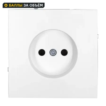 Розетка встраиваемая Mirkl Grace без заземления цвет белый grace marci уф фонарик ручка 395 нм