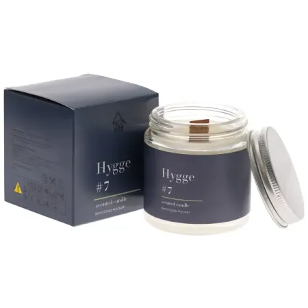 Свеча в стакане ароматизированная Arida Home Hygge N7 Виноград мускат