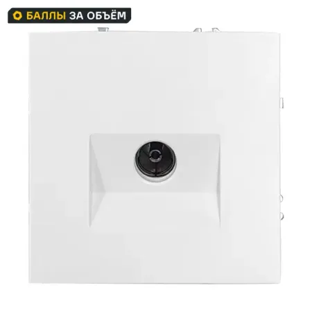 Телевизионная розетка встраиваемая Mirkl Grace без заземления цвет белый wallpad l6 настенная розетка 1 5 постов