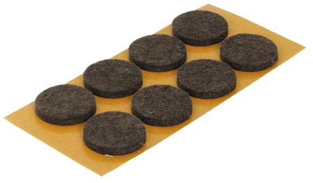 Hafele Опорный мебельная Подпятник для приклеивания 30мм, упаковка - 100 штук,  650.06.108