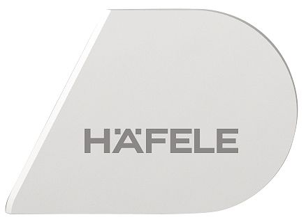 Hafele Заглушка Free flap H1.5 белый, правая, упаковка - 50 штук, 372.39.002