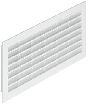 Вентиляционная решетка белая 337 x 132 мм