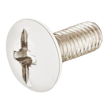 Hafele соединительный винт никелированный M6x30мм, упаковка - 100 штук,  267.05.724