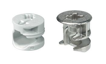 Hafele Корпусная стяжка Minifix 15/23,без покрытия, упаковка - 100 штук,  262.26.036