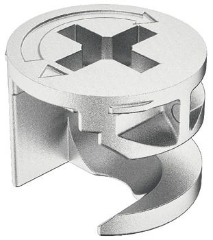 Hafele Корпусная стяжка Minifix 12/12 без покрытия, упаковка - 100 штук,  262.17.020