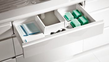 Hafele box P боковины 92/400мм,антрацит 513.00.323