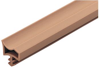 Hafele уплотнитель дверной ПВХ бежевый,25м, 950.09.533