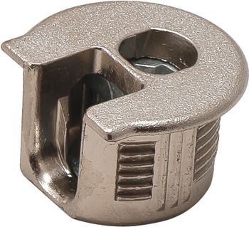 Стяжка мебельная RAFIX 20 с утолщением никелированная для деталей толщиной от 16 мм