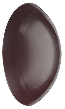 Стопор двери настенный, самоклеющийся, диаметр 60 мм, материал пластмасса, белый