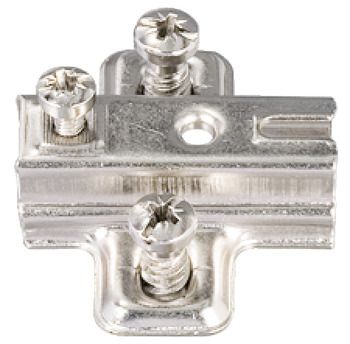 Hafele крестовая монтажная планка A, евровинт, 0мм, упаковка - 50 штук, 311.98.510