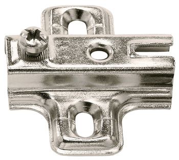 Hafele крестовая монтажная планка, A на саморез, 0мм, упаковка - 50 штук, 311.98.500