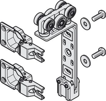 Hafele Slido Fold 40 ходовой механизм верхний, наружный 409.61.750