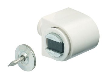 Hafele магнитная защелка белая 3-4кг 246.08.704