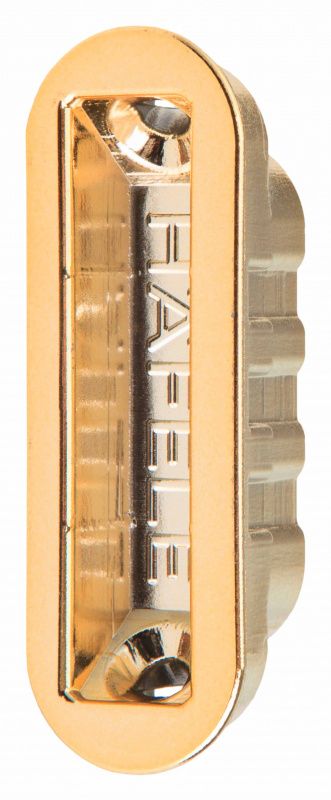 Hafele планка ответная из 2 деталей для магнитного замка ,черный  911.39.306