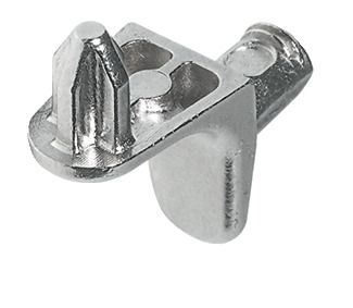 Hafele Полкодержатель, cталь, никелированный 5/5/6мм, упаковка - 100 штук,  282.24.726