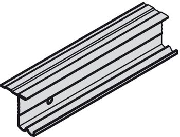 Hafele Slido F-Li41 ходовой профиль, алюминий, 2500мм 402.36.602