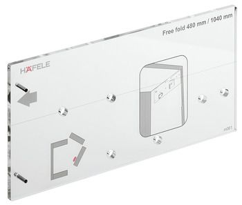 Hafele Шаблон для механизма FREE SPACE 372.27.602