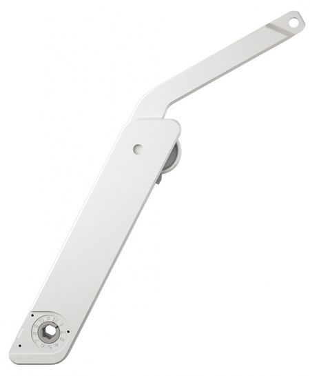 Hafele Free flap H 1.5, модель A, пластик белая, упаковка - 50 штук, 372.39.400