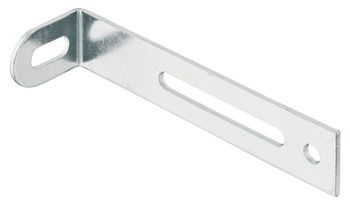 Hafele Монтажный уголок 77x21x15мм сталь, оцинкованный, упаковка - 100 штук,  260.54.900