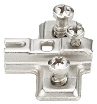 Hafele крестовая монтажная планка с винтами, h=0мм, упаковка - 50 штук, 311.51.511