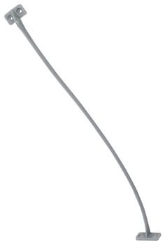 Hafele ограничитель, пластик, серебристый 200мм 366.73.200