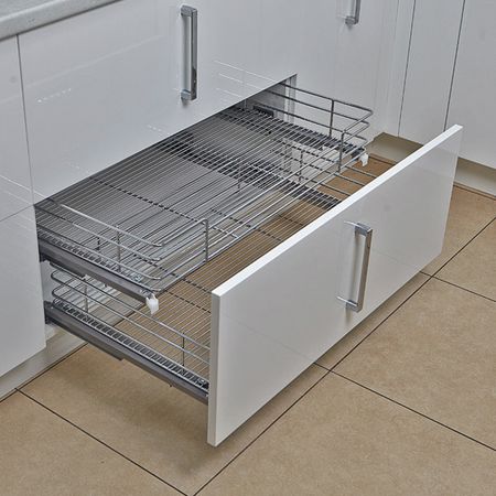 Hafele Crystal выдвижная корзина 600мм, без направляющих 549.07.217