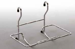 Корзина для бумаги 250х175х190мм, хром