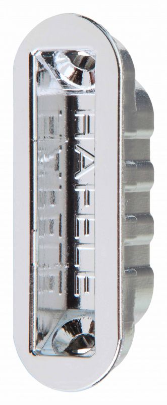 Hafele планка ответная для магнитного замка, никель полированный 911.39.995