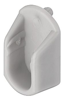 Hafele Штангодержатель для овальной штанги 30х15мм, пластик серый 803.04.510