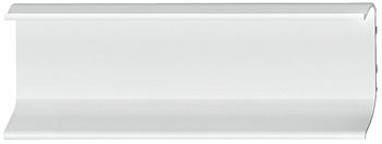 Hafele мебельный профиль для двух фасадов без ручек, алюминий, белый 2500мм 126.36.700