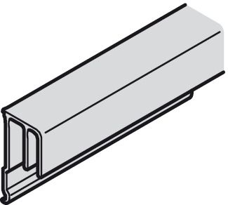 Hafele Slido F-Line41 Направляющий профиль, пластик в торец, 2.5м 402.36.822