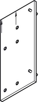 Hafele Шаблон STRATO, h=420-650мм, и VERSO 372.68.990