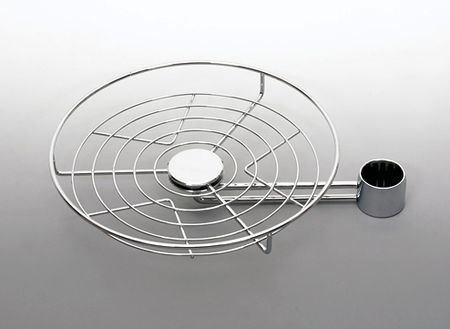 Корзина барабанного типа D=350 мм, хром