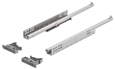 Hafele runners UM S25, self-close,с цапфой, 400мм 433.07.140