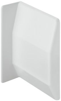 Hafele Заглушка для навеса, пластиковая, белая, левая 290.40.702