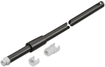 Hafele box P комплект круглых рейлингов серый 450мм 553.59.904