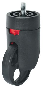 Hafele Ролик, пластик, черный M10 120мм 661.29.300