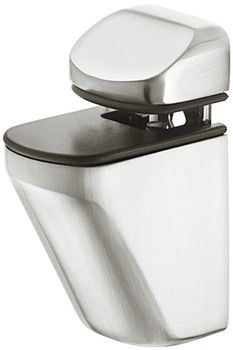 Hafele Полкодержатель, хромированный, полированный, 4-25 мм,4,8,в упаковке - 2 шт, 284.00.221