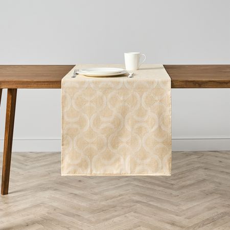 Скатерть-дорожка Золотое конфетти/Golden confetti лен белая скатерть дорожка