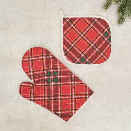 Комплект кухонный Английское Рождество/English Christmas