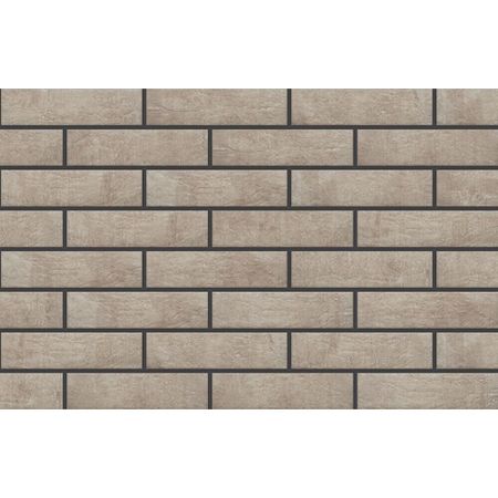 Клинкерная плитка для фасада Cerrad Loft brick salt (38 шт.= 0,6 кв.м) серая 245х65х8 мм