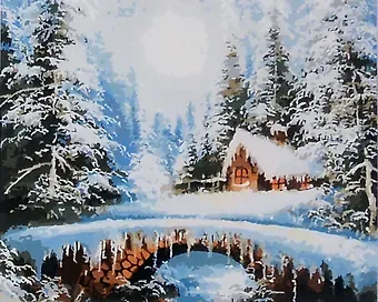 Холст с красками по номерам 