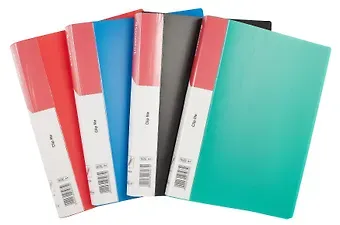 Папка с бок. прижимом А4 25мм, ассорти, GoodMark