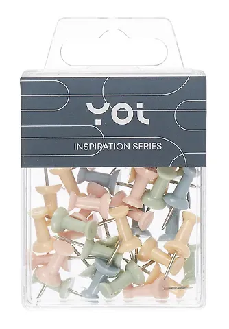 Кнопки-гвоздики Yoi, Inspiration series, 21 мм 40 штук, в ассортименте