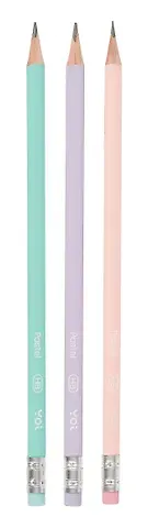 Карандаш чернографитный с ластиком 