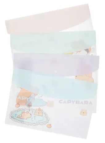 Папка-конверт А4 на кнопке 