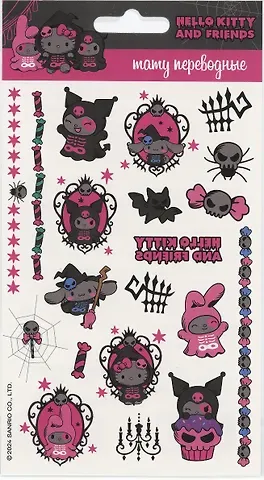 Наклейки-тату переводные 110х200 